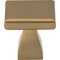 Elements 1" Overall Length Satin Bronze Square Hadly Cabinet Knob 449SBZ - alternate 5